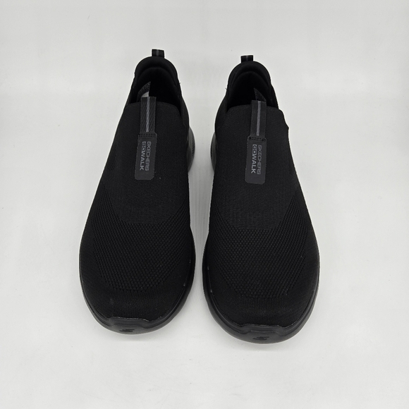 Skechers Men's Go Walk Comfort Slip On Shoes Black Size 14 - Picture 2 of 8
